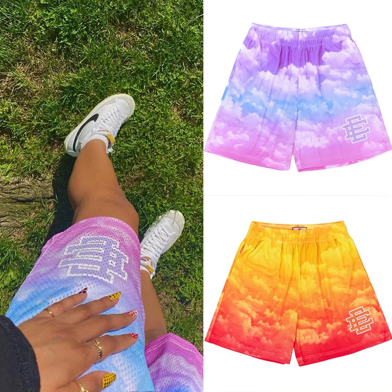 casual shorts for women NEW Eric Emanuel EE Sky Shorts Large Basic NEW YORK CITY SKYLINE fitness sweatpants men's summer gym workout shorts best casual shorts for men