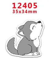 PR-12405 Принадлежности для рукоделия с изображением героев мультфильмов плоские с обратной стороны плоские смолы 30 штук. PR-4236-12410 - Цвет: PR-12405