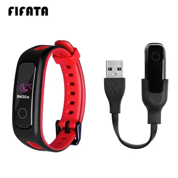 

FIFATA 2 In 1 Soft Silicone Sport Watch Strap + USB Fast Charging Charger Dock For Huawei Band 4e/3e/Honor Band 4 Runing