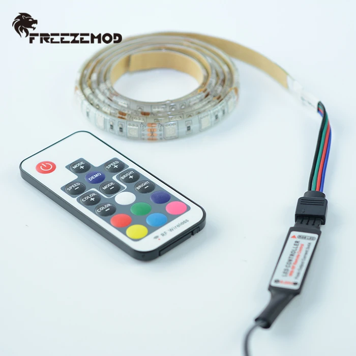 Корпус FREEZEMOD с водяным кулером светодиодные ленты пультом дистанционного