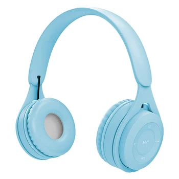 

Y08 Bluetooth Headphone Wireless Bluetooth HiFi Stereo Over Ear Headphone Headset with Mic(Blue)