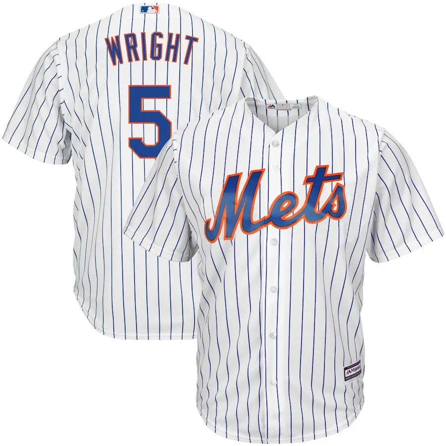 Мужчины Нью-Йорк майка Piazza Jacob deGrom Noah Syndergaard Давид Райт Джерси