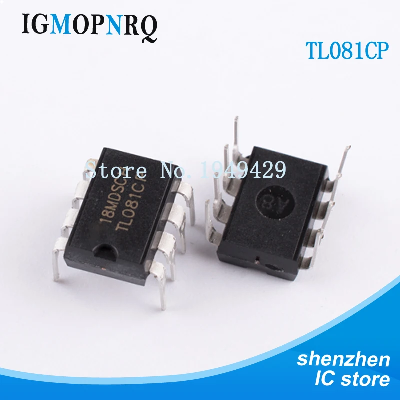 10 шт. TL081CP DIP8 TL081 Рабочий Усилитель op amp JFET вход Новая быстрая доставка|op amp| |