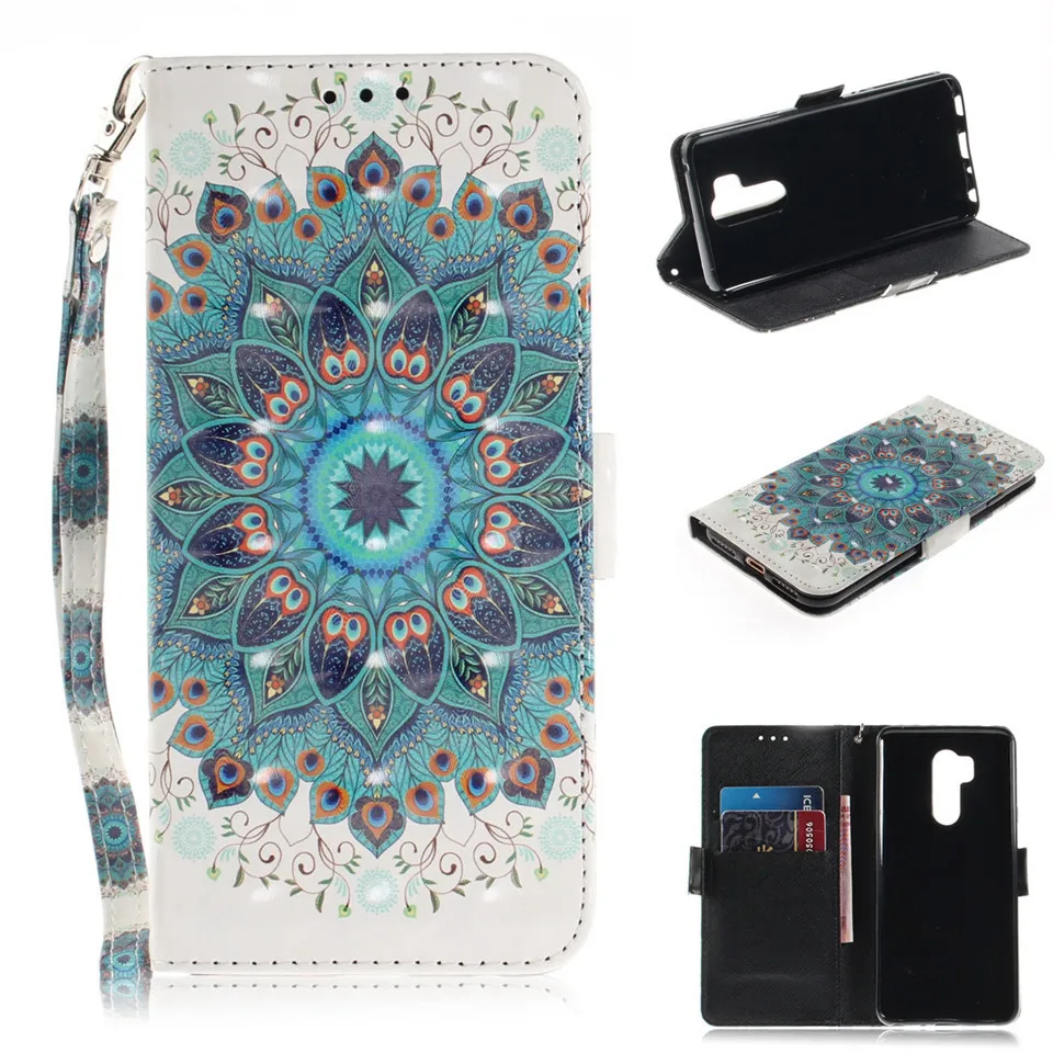 

Luxury Leather credit card holder smart Cell phone case Cover for LG Q8 2018 V40 ThinQ G8 THINQ Stylo 5 K50 G7