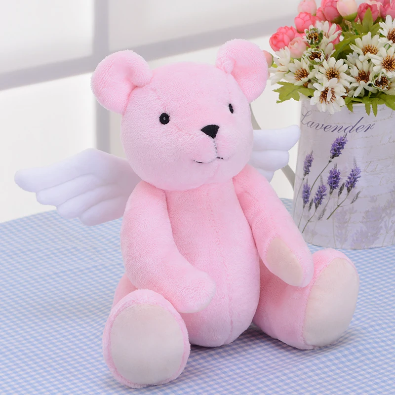 Card Captor Sakura Kinomoto Plush Dolls Bear Syaoran Stuffed Soft Toy Cosplay Gift