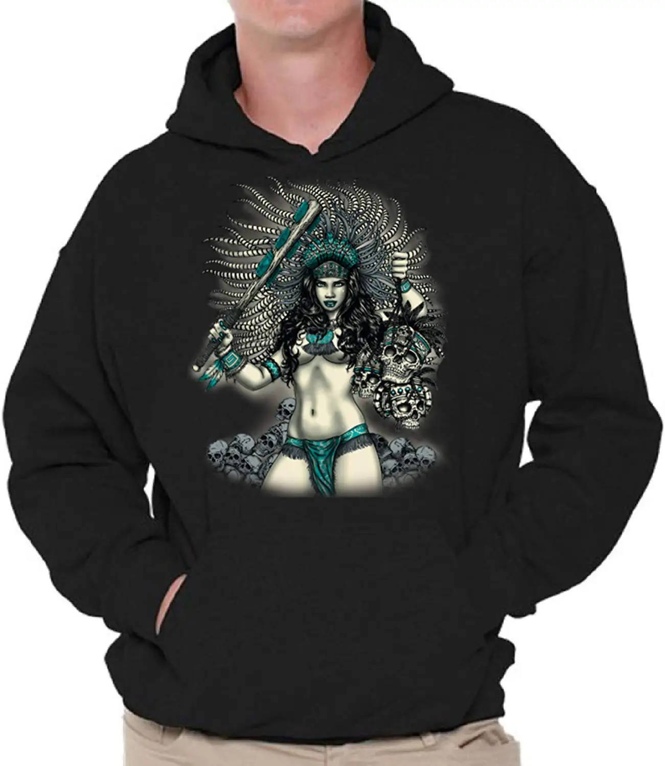 TSDFC Aztec Warrior женские худи с капюшоном |