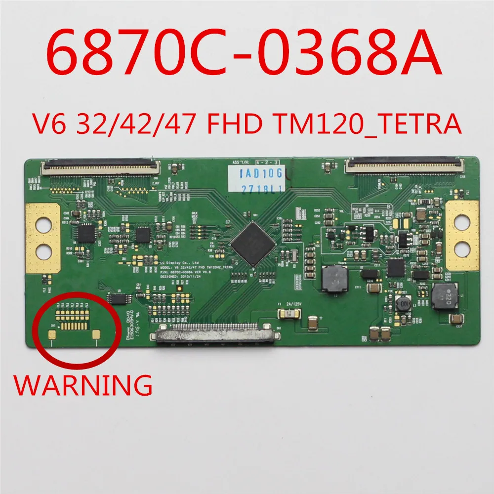 2 Option 6870C-0368A Logic Board 6870C 0368A V6 32 42 47 FHD
