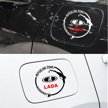 

Car Styling Waterproof Tank Body Stickers Car Fuel Tank Cap Sticker For Lada Niva Kalina Priora Granta Largus Vaz Samara 2110