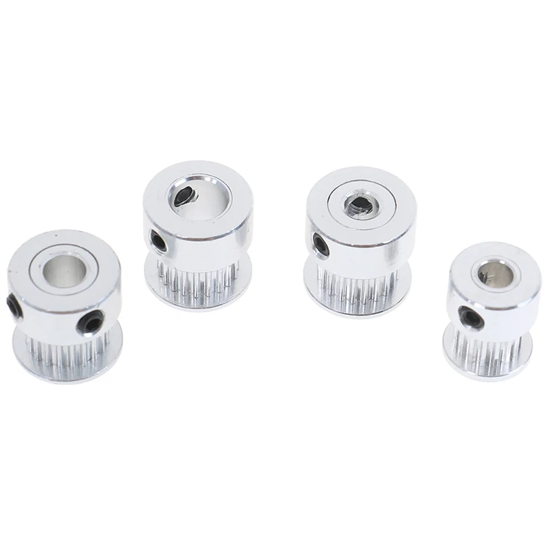 GT2 Timing Pulley 16 20 Tooth Wheel Bore 5mm 8mm Aluminum Gear Teeth Width 6mm Parts For Reprap 3D Printers Part 2pcs