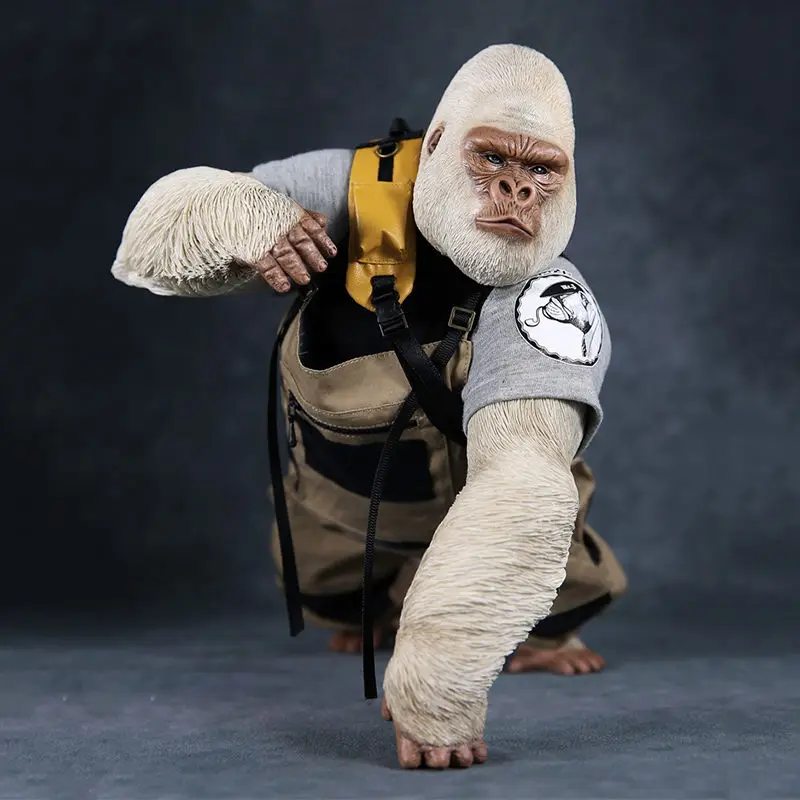 Mr. Z 1/6 весы GBG001 Имитация животных модель африканская низменная сильная Горилла для 12' фигурка тела сцена аксессуары - Цвет: B