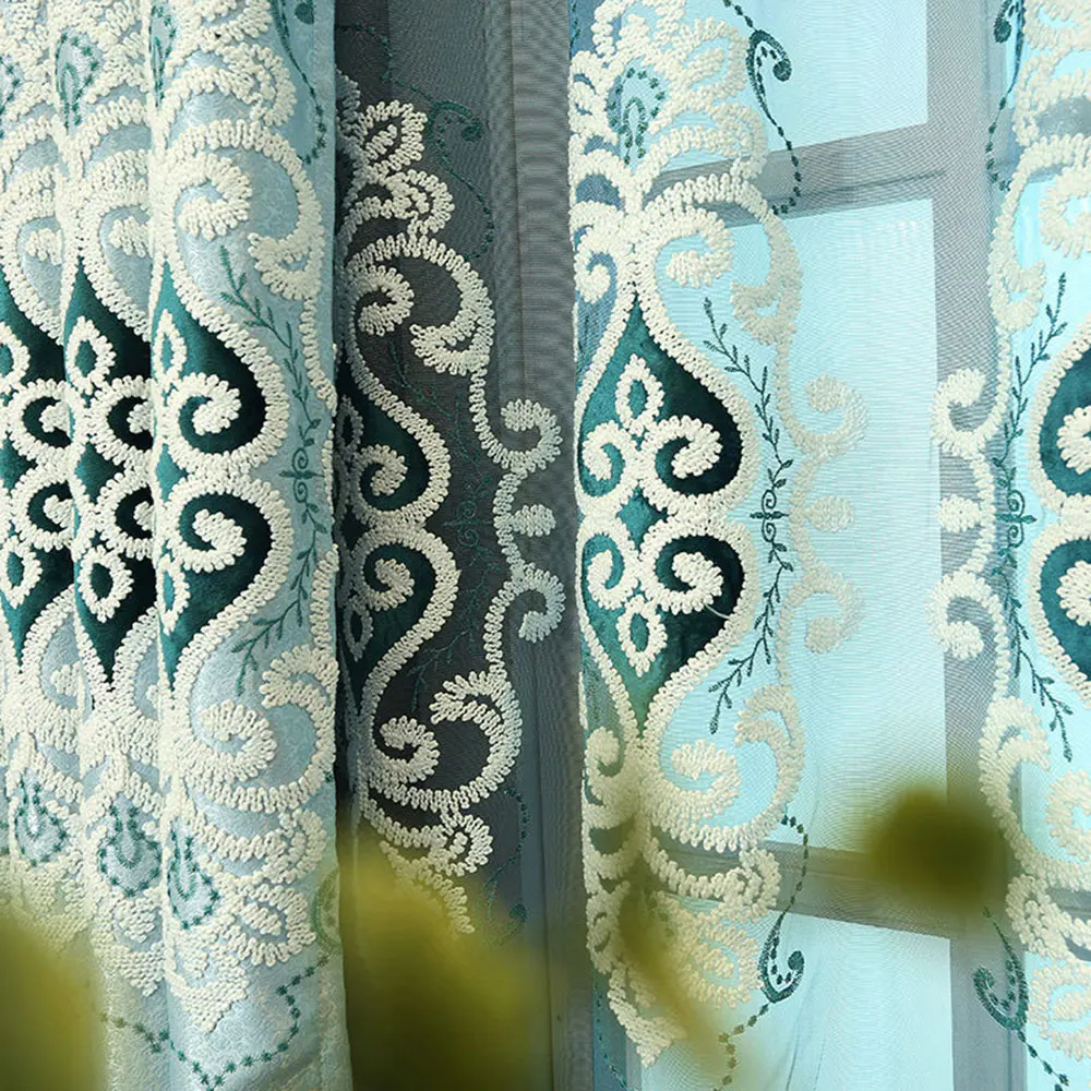 2-Simple-Jacquard-Fabric-Love-Embroidery-Blackout-Curtain-European-Tulle-Curtains-Bedroom-Living-Room-Bay-Window-Home