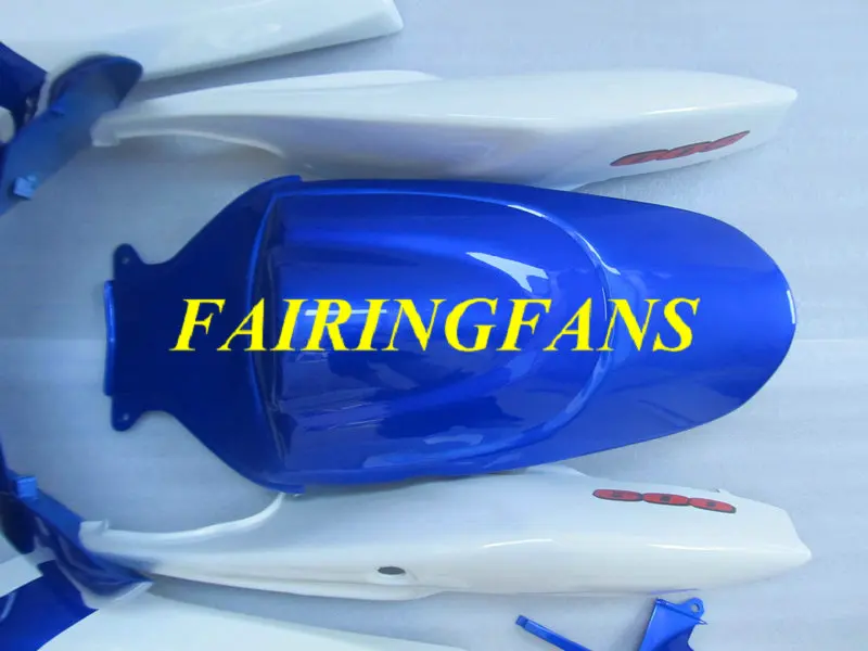 Литья под давлением обтекателя тела для GSXR600 750 K6 06 07 R 600 GSXR750 2006 2007 синие белые Обтекатели Кузов+ подарки SC67