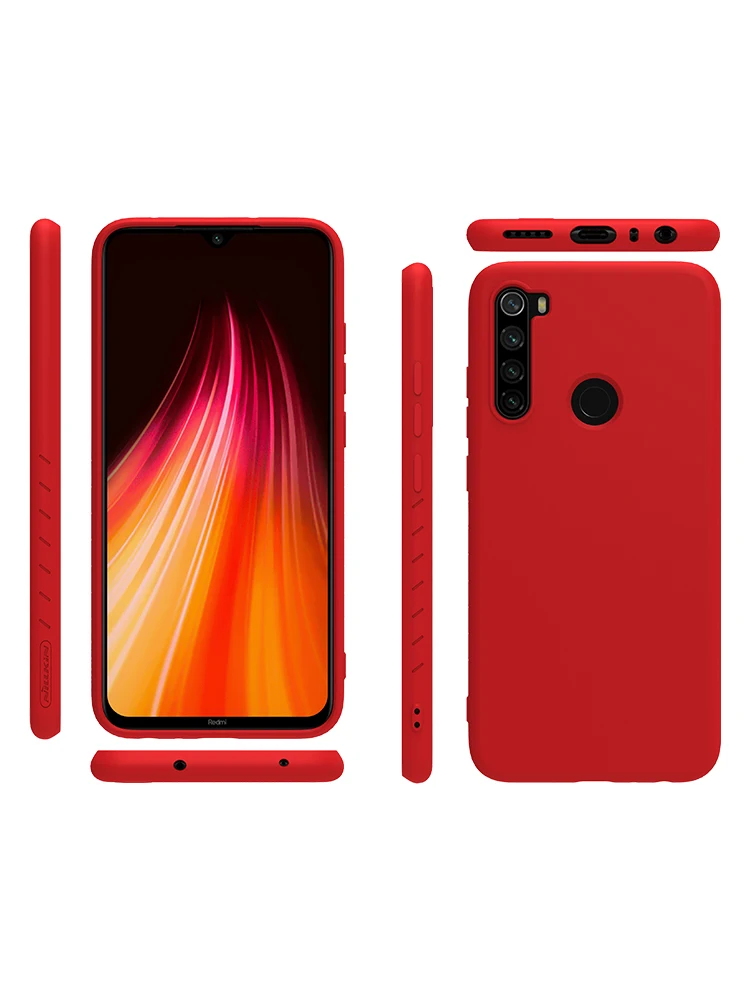 Чехол для Redmi Note 8 Pro, силиконовый Гладкий чехол NILLKIN для Xiaomi Redmi Note 8, чехол для Note8, глобальная версия 6,3/6,53