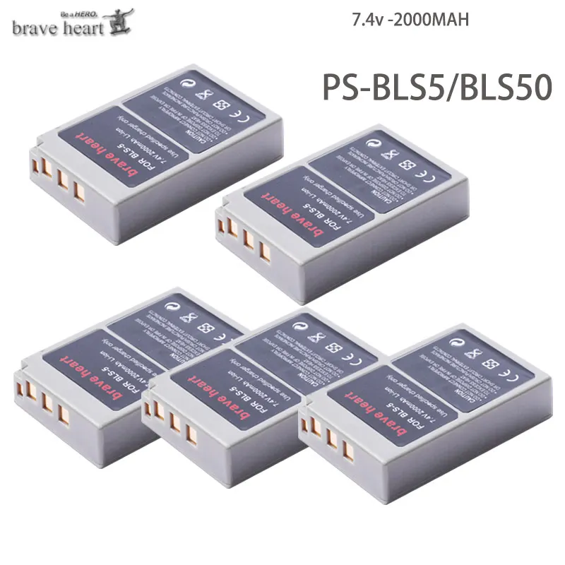 10x NP-BLS50 BLS-5 Батарея BLS5 PS-BLS5 BLS1 батареи для цифровой камеры OLYMPUS E450 E600 E620 EP1 EP2 EP3 EPL1 EPL2 EPL3 EPM2 EPL5 EPL6