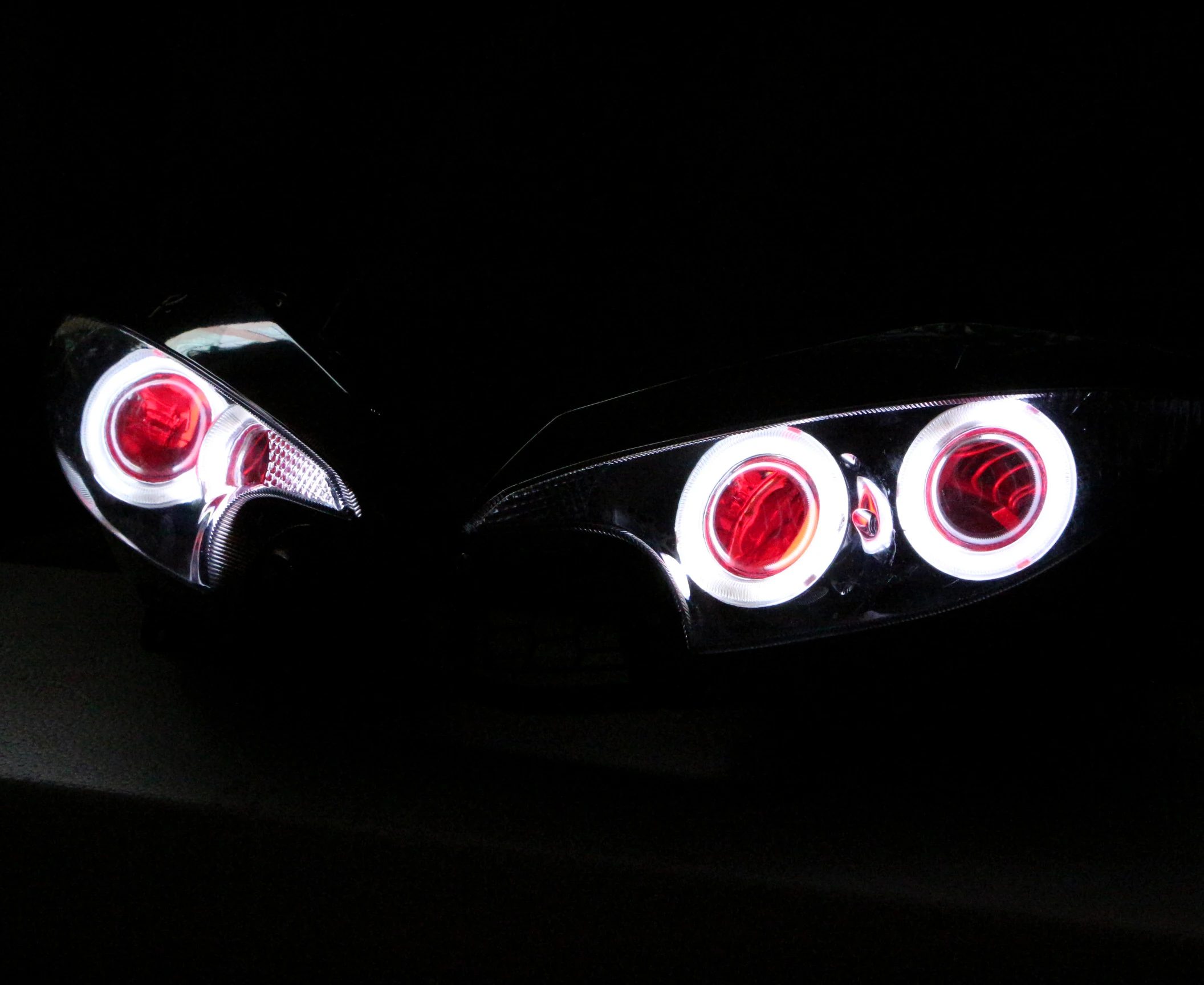 Мотоциклетная фара ангел демон глаз HID проектор фара YZF R6 YZF-R6 2003 2004 2005