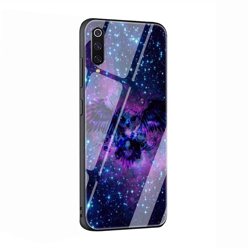 G11 Звезда Сова закаленное Стекло чехол для телефона для Xiaomi mi 8-9(США); красные mi 4X 6A Примечание 5 6 7 Pro Pocophone F1 - Цвет: G11