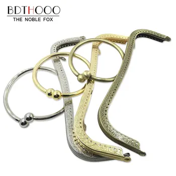 

BDTHOOO 10pcs 22cm Metal Clasps for Purses Frame Handle for Clutch Bag Accessories Clasp Square Clasp Lock Bags Hardware