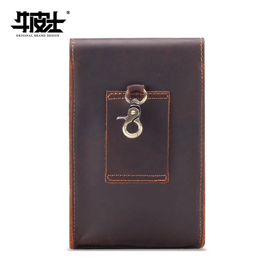 

Cowhide Scholar Hot Selling pi dai bao Men Cowhide Phone Accessory Wallet pi dai bao