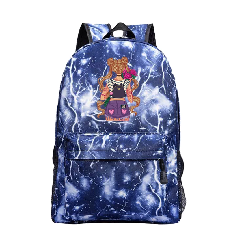 Sailor Moon, аниме, Детский Рюкзак, Сумка с рисунком для девочек и мальчиков, модный рюкзак для путешествий, рюкзак, Sailor Moon, детская школьная сумка