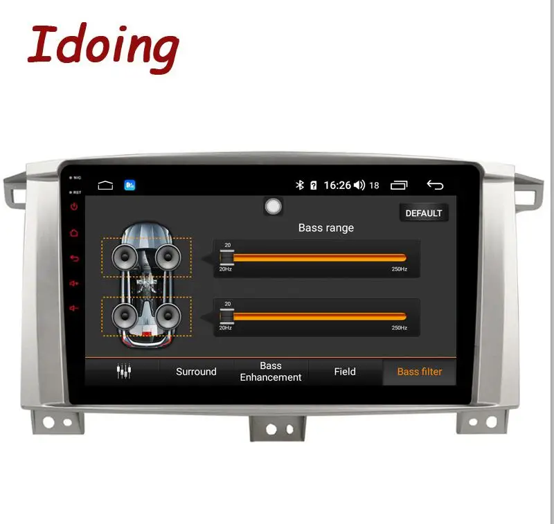 Idoing " 4G+ 64G 8 ядерный автомобильный радиоприемник Android 8,1 плеер для Toyota Land Cruiser 100 LC100 Lexus LX470 2005-2007 gps навигация 2.5D - Цвет: Standard