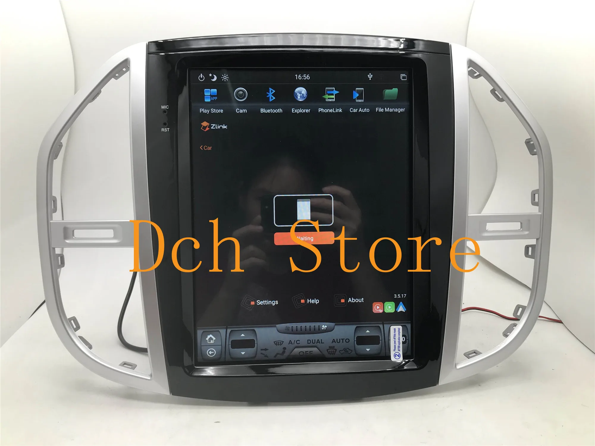 12 1 дюймовый вертикальный экран Tesla Style Android 9 0 автомобильный DVD GPS навигация плеер