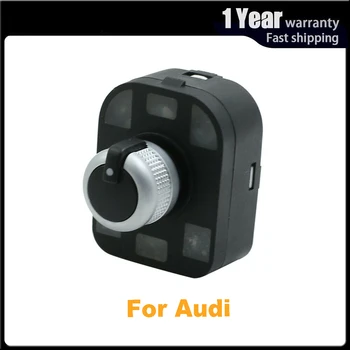 

For Audi A1 A2 A3 A4 A5 A6 A8 R8 Q5 Q7 TT S4 RS4 S6 RS6 S8 S5 RS5 Electric Adjust Switch Rear View Mirror Control Knob Button