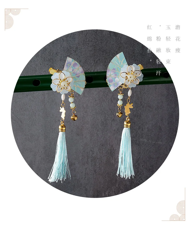 Hanfu головной убор для детей с кисточками, супер фея, Ретро стиль, cheongsam, древний стиль, для маленьких девочек, китайский стиль, для выступлений