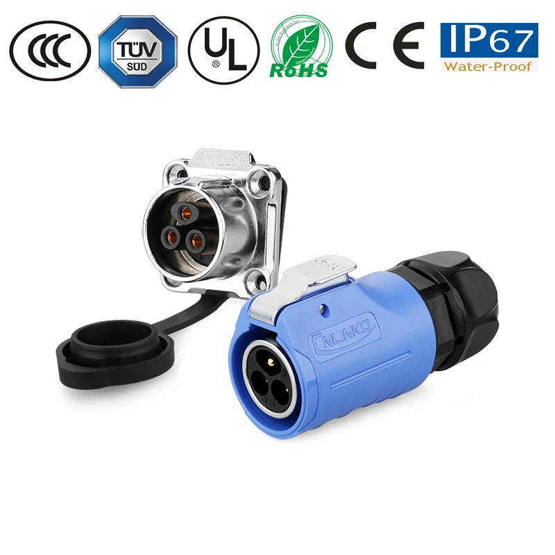 Водонепроницаемый Соединительный кабель для проводника общественная вилка