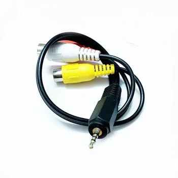 

1pcs 3.5mm 3 Pole Male Plug to RCA Female AV Socket 3.5mm Stereo Music Audio Cable Cord AUX for Mp3 Pod Phone TV