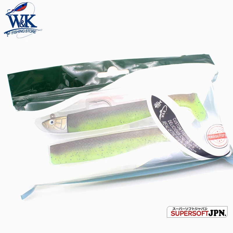 Приманка Minnow T140, набор 45 г, 12 см, Мягкая приманка для ловли на щуку, приманка для ловли рыбы, двойной цвет, наживка из винила, набор из двух штук, мягкие приманки