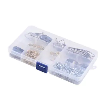 

1 Box Picture Frame Hanger Tool Kit Picture Hooks Triangle D-Ring Clips Screw