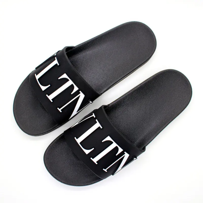 

Letters Slippers Men 39 Sandals Slippers Male Rubber Men Slides Sandals Beach Summer Flip Flops Men Plus Size 39-46 Big Large