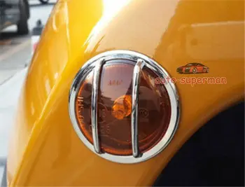 

Chrome Side Marker Turn Light cover trim frame For Jeep Wrangler JK 2007-2015