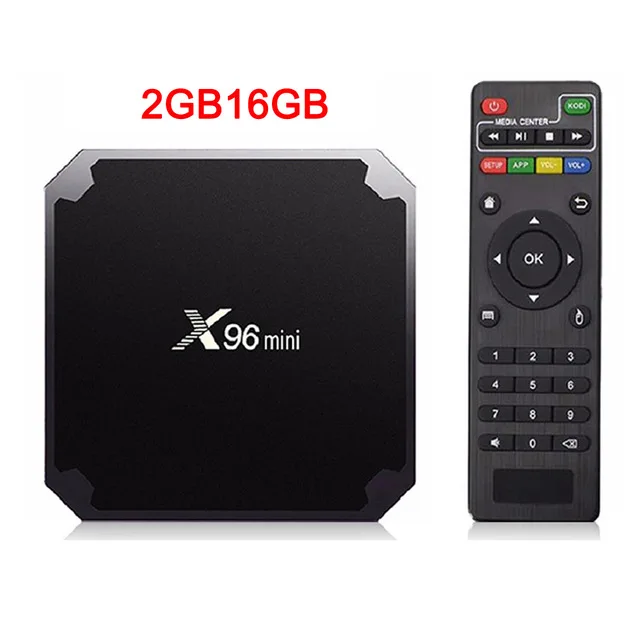 X96 Мини Android 7,1 Smart tv Box 1G/2G 8G/16G Amlogic S905W четырехъядерный 2,4 ГГц WiFi 4K HD медиаплеер Google Youtube телеприставка - Цвет: 2GB 16GB