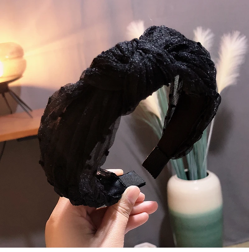 Новая супер фея из Южной Кореи, кружевная марлевая повязка на голову, Корейская версия, милая свежая простая повязка на голову, новинка, повязки на голову