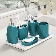 Керамическая романтическая мода набор аксессуаров для ванной комнаты, инструменты для мытья бутылок, чашка для полоскания рта, мыло, держатель для зубной щетки, предметы домашнего обихода