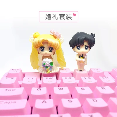 1 шт. колпачок для механической клавиатуры красивой девочки солдата|Клавиатуры| |