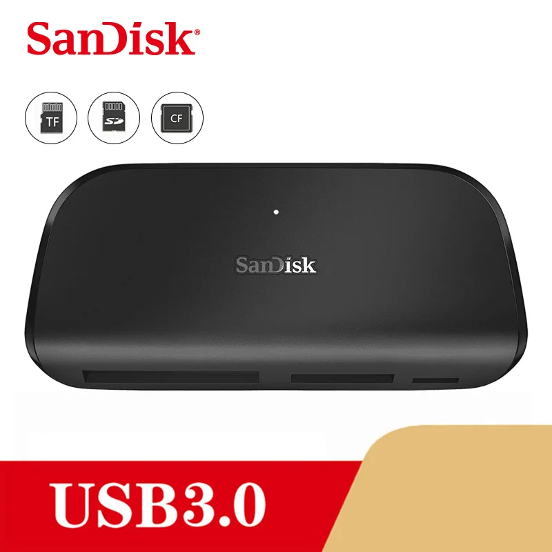 SDDR-489 Считыватель карт памяти SanDisk mobile USB 3,0 считыватель 170 МБ/с./с скорость для SD SDHC SDXC microSDHC microSDXC UDMA7 CF карта - Цвет: SDDR-489