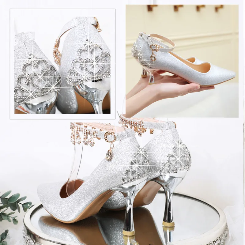 Silver Wedding Shoes, Silver Wedding Heels