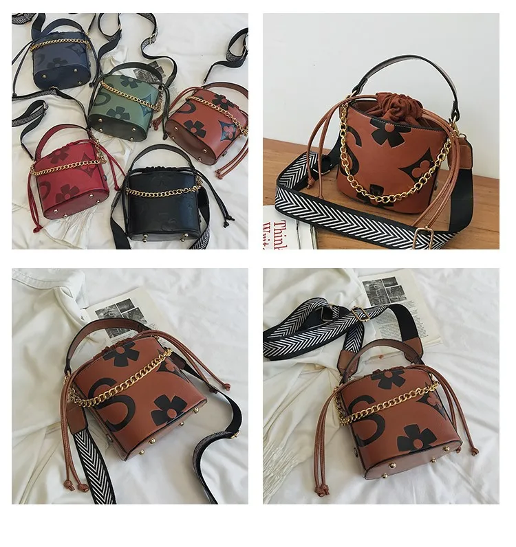 Etro модная женская сумка новая рельефная женская сумка дизайнерская сумка-ведро сумка на плечо с цепью украшения 5 цветов