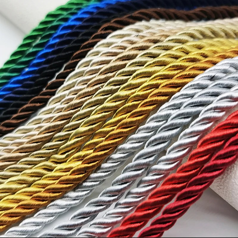 Polypropylene Rope 5yards/Lot 6mm 3-Strand For Home Decoration DIY