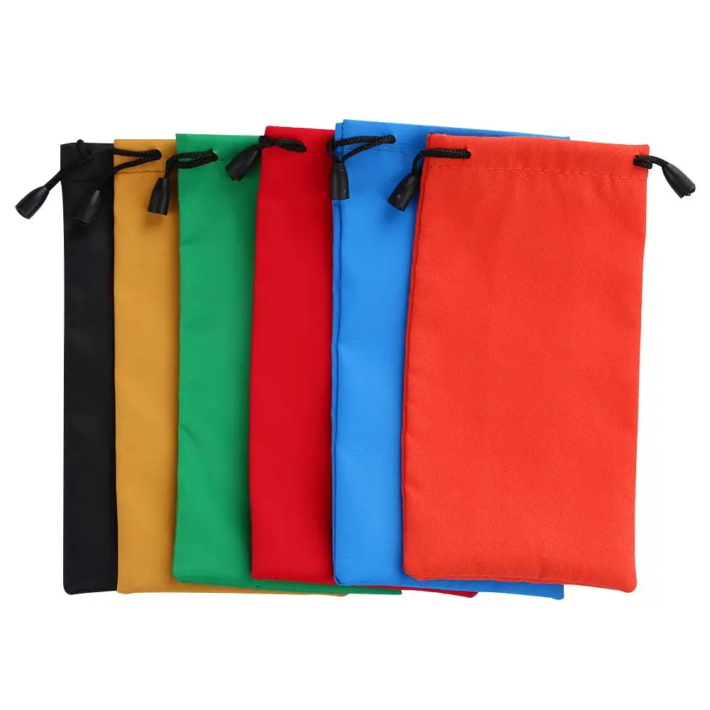 

1PC Solid Color Men Women Sunglasses Glasses Bag Mesh Plaid Cloth Sunglasses Bag Pouch Fashion Carry Bag Accessories 2019 Hot