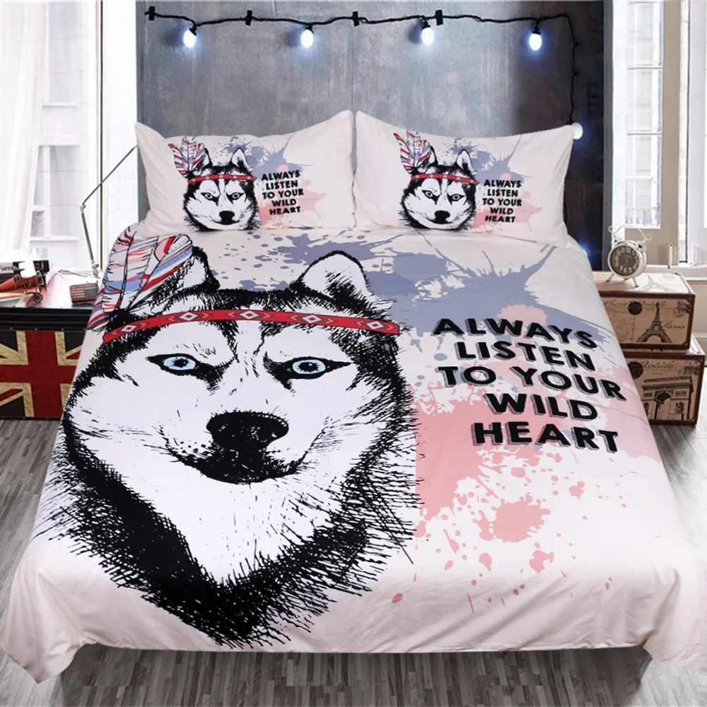 

BEST.WENSDe30 Quality Super soft Unicorn Bedding Cartoon Duvet Cover set 3D Dinosaur World bed set 2/3pcs Twin kids bedding set