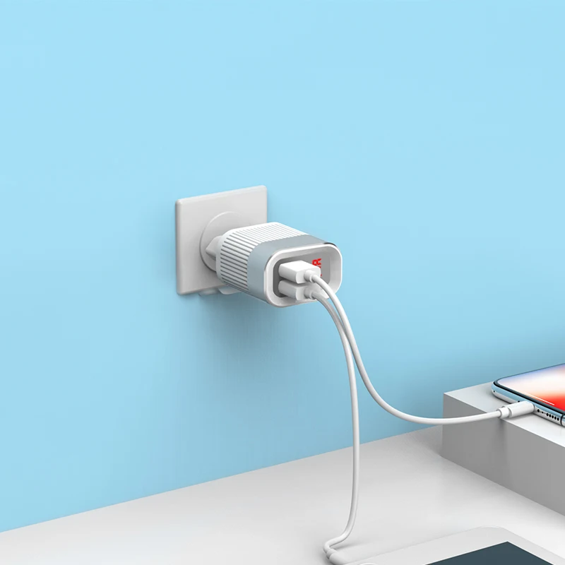 HOCO C40A, 20 шт./лот,, 5 В, 2,4 А, USB зарядное устройство для iPhone 11 Xs Max, евро вилка, настенное зарядное устройство, адаптер для samsung, Xiaomi, huawei