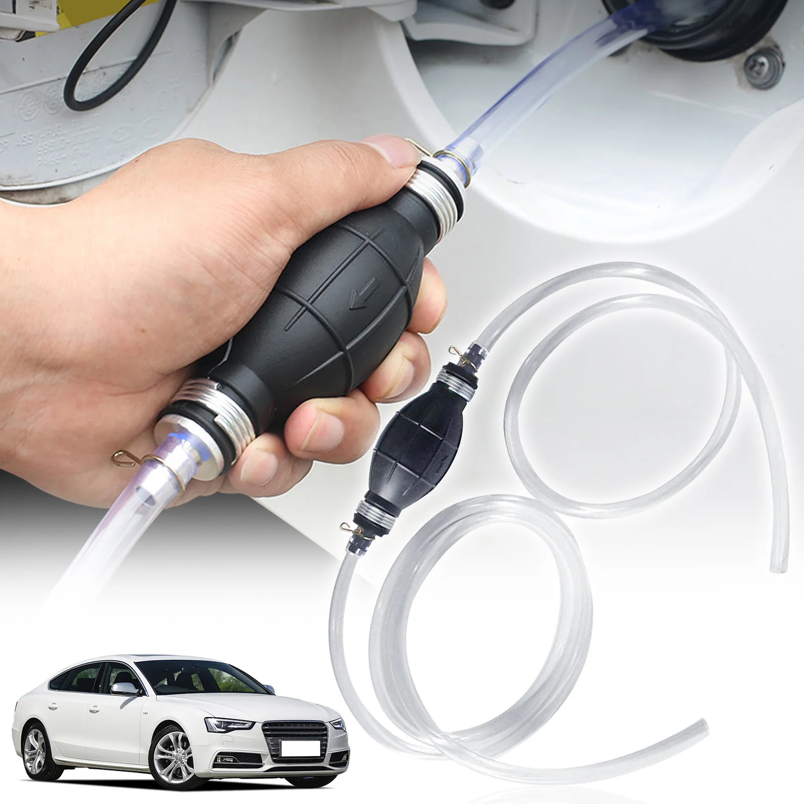 

Fuel Primer Plunger Pump Rubber for Ford Nissan 1997 Qd32 Aluminum Bulb Diesel Oil Transfer Petrol for Car Boat Marine Outboard