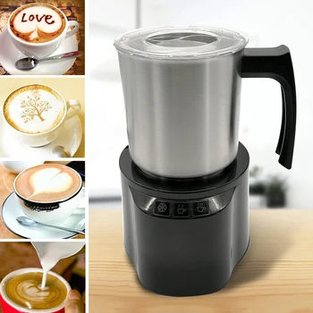 

Automatic Split Milk Frother Milk Steamer Electric Cappuccino Hot /Cold Coffee Stainless Steel Dishwasher Safe Home