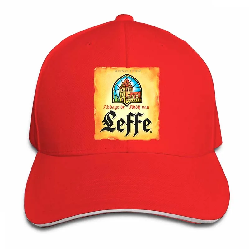 Бейсбольная кепка с логотипом Bier Leffe Belgien для мужчин и женщин, модная Регулируемая Кепка - Цвет: 2-Red