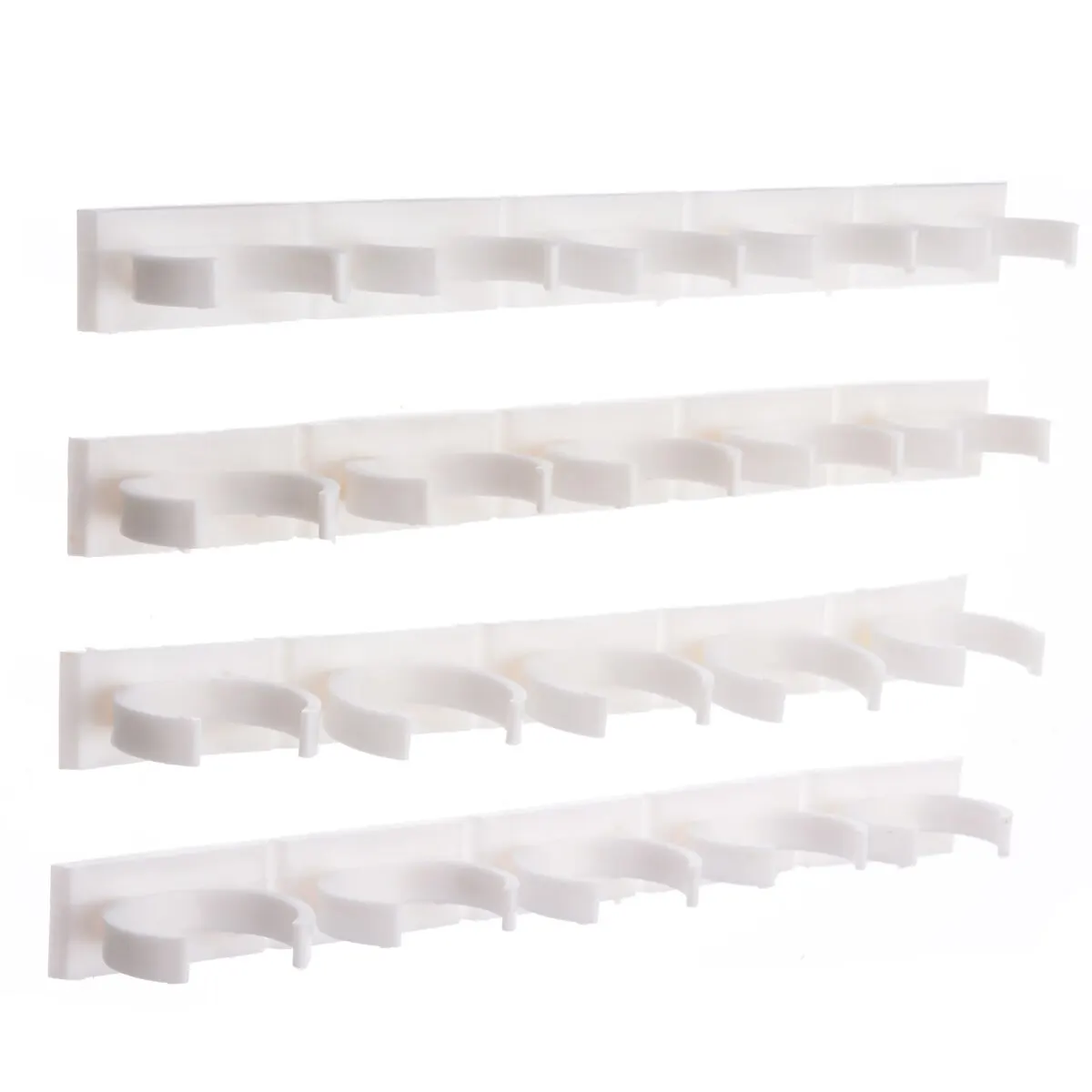 20 Racks Plastic Spices Jar Holders Kitchen Spice Clips Gripper Jar Rack Multi Easy Wall Cabinet Door Storage Organizer