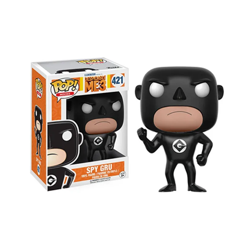 Gray FUNKO POP disney Гадкий я, Миньоны, единорог пушистый шпион ГРУ Виниловая фигурка Коллекция Модель игрушки для детей Рождественский подарок - Color: Gray