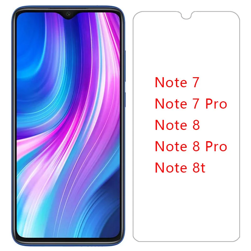 Защитное стекло на redmi note 8 pro 8t 7 t защита экрана закаленное для xiaomi ksiomi readmi not note8